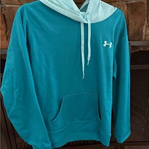 Under Armour Blue Fleece Hoodie Sweater